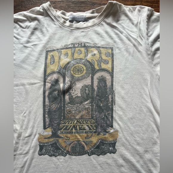 Women's Daydreamer T-Shirt The DOORS XL 60s Rock OVERSIZE Jim Morrison Whiskey - Picture 2 of 15